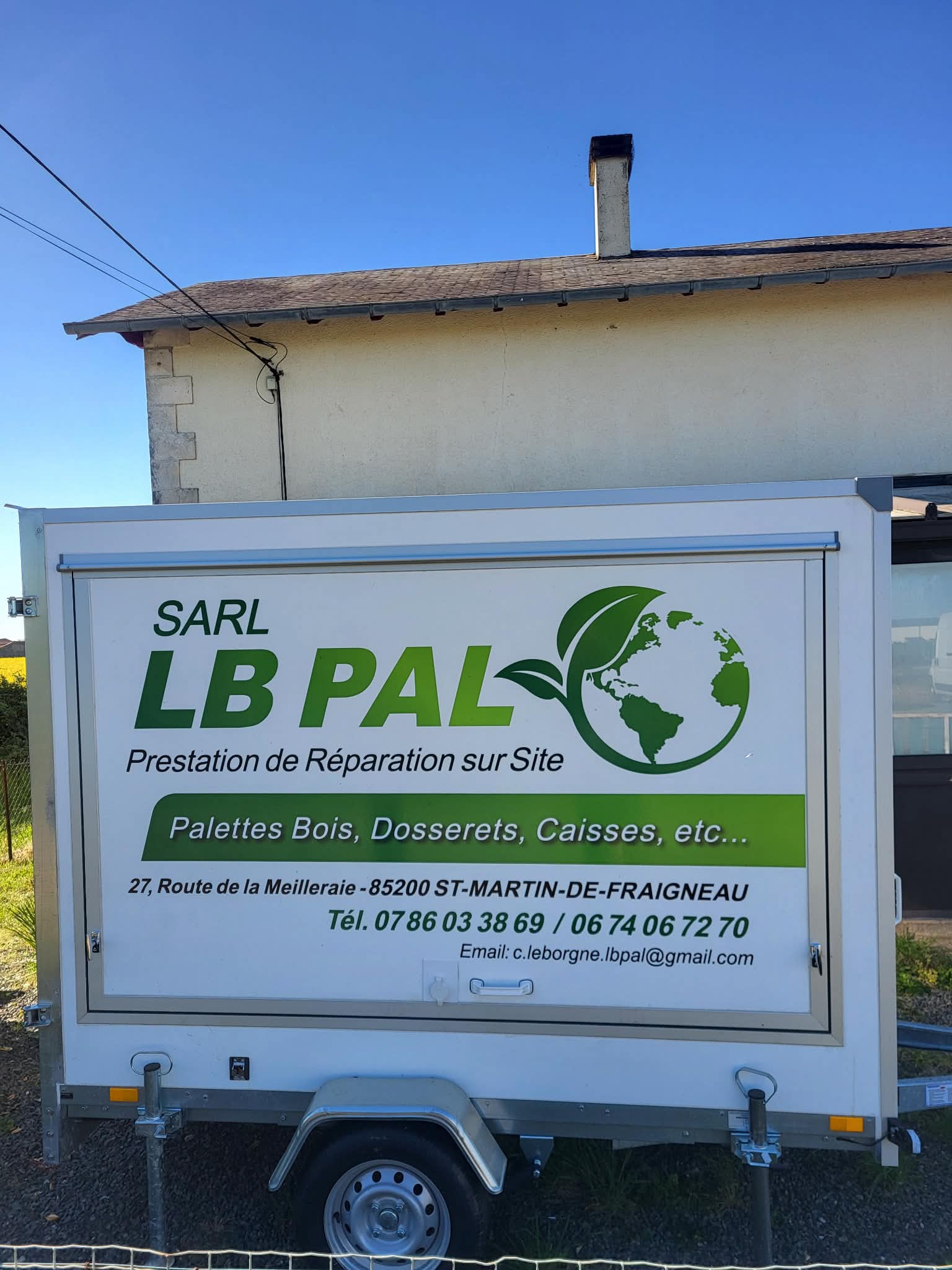 Remorque LB Pal - Prestation de réparation sur site